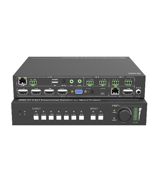 Презентационный коммутатор Infobit iSwitch 602 4K60 6X2 с выходами HDMI и HDBaseT