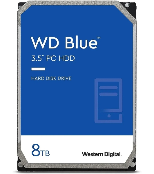 Жесткий диск WD SATA-III 8Tb WD80EAAZ Desktop Blue (5640rpm) 256Mb 3.5'