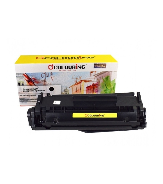 Картридж лазерный Colouring CG-Q2612X черный (3000 стр.) для HP LJ 1010/1012/1015/1018/1020/1022/3015/3020/3030/3050/3052/3055/M1005/M1005MFP/M1319/M1319MFP Series Canon LBP2900/3000