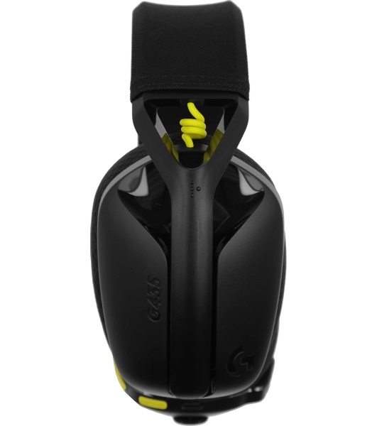 Гарнитура Logitech G435 чёрный/жёлтый, беспроводная, Bluetooth/USB, до 18 ч