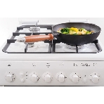 Плита газовая De Luxe 506040.01Г (КР) ЧР белый, конфорок 4 шт, духовка 60 л, 50 см x 85 см x 60 см, фото3