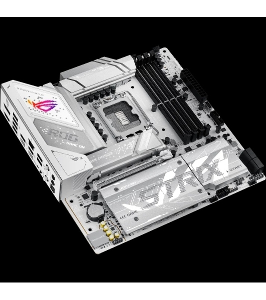 Материнская плата ASUS ROG STRIX B860-G GAMING WIFI, LGA 1851, Intel B860, 4xDDR5, 4xSATA, 4xM.2, 1xPCIe 5.0 x16, 1xDP, 1xHDMI, 1xThunderbolt 4, 1x 2.5Gb LAN, 1xUSB-C 20Gbps, 1xUSB-A 10Gbps, 3xUSB-A 5Gbps, 4xUSB-A 2.0, 2x3.5 мм, 7.1, mATX