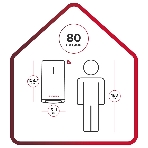 Водонагреватель Ariston Velis Lux Inox PW ABSE WIFI 80, 2.5 кВт, 80л, электрический настенный/серый, фото4