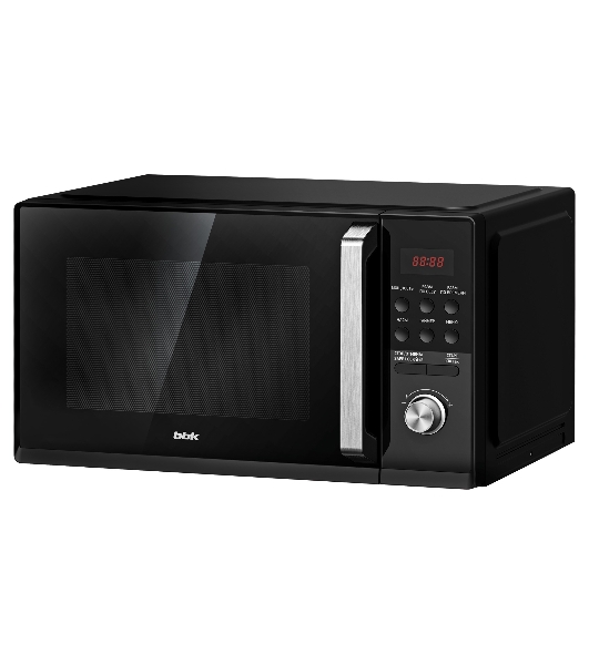 Микроволновая печь BBK 25MWS-954T/B черный, 25 л, 900 Вт, переключатели - кнопки, поворотный механизм
