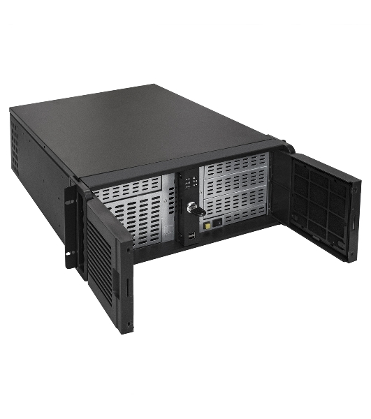 Серверный корпус ExeGate EX293247RUS Pro 4U480-15/4U4132 (RM 19', высота 4U, глубина 480, БП 1200RADS, USB)