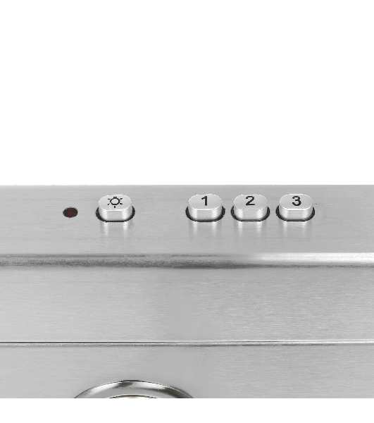Вытяжка каминная Elikor Квадра 60Н-430-К3Д нержавеющая сталь, 60 см, 430 куб. м/ч, 54 дБ