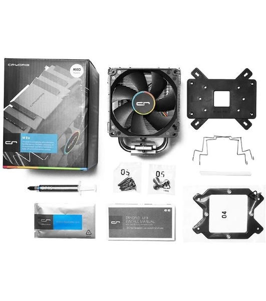 Кулер Cryorig M9a (FM1/FM2/+/AM2/+/AM3/+/AM4, 600 ~ 2200RPM, 26.4dBA, 48.4CFM, 4-pin PWM)