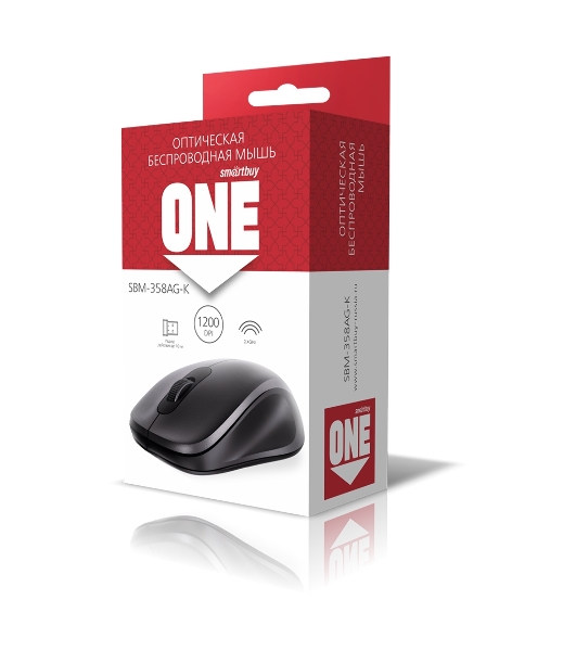 Мышь беспроводная Smartbuy (SBM-358AG-K) ONE черная