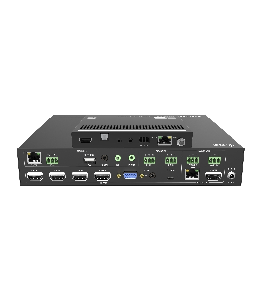 Презентационный коммутатор Infobit iSwitch 602 4K60 6X2 с выходами HDMI и HDBaseT