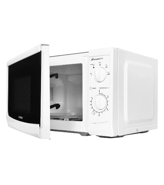 Микроволновая печь Starwind SWM5620 белый, 20 л, 700 Вт, переключатели - поворотный механизм