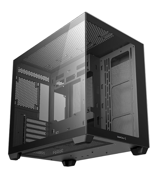 Компьютерный корпус Deepcool CG530 черный без БП ATX 2x120мм 2x140мм 2xUSB 2.0 1xUSB 3.0 audio bott PSU