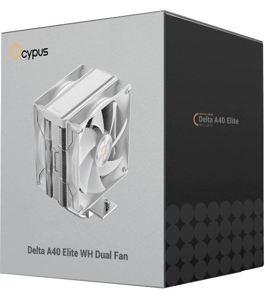 Кулер для процессора Ocypus Delta A40 Elite WH Dual Fan (Delta-A40-WH2NNWN00X-GL)