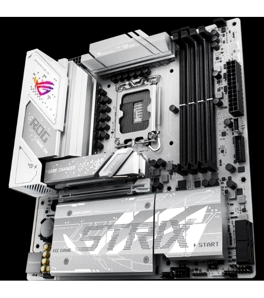 Материнская плата ASUS ROG STRIX B860-G GAMING WIFI, LGA 1851, Intel B860, 4xDDR5, 4xSATA, 4xM.2, 1xPCIe 5.0 x16, 1xDP, 1xHDMI, 1xThunderbolt 4, 1x 2.5Gb LAN, 1xUSB-C 20Gbps, 1xUSB-A 10Gbps, 3xUSB-A 5Gbps, 4xUSB-A 2.0, 2x3.5 мм, 7.1, mATX