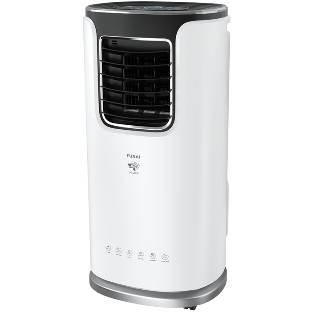 Кондиционер мобильный FUNAI JASMINE MAC-JS30CON03 9500 BTU, 20 м², 55 дБ, охлаждение, осушение, белый