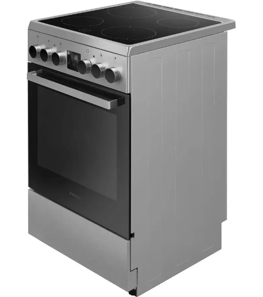 Плита электрическая Maunfeld MEC55CS08D серебристый, конфорок 4 шт, духовка 60 л, 50 см x 85 см x 60 см
