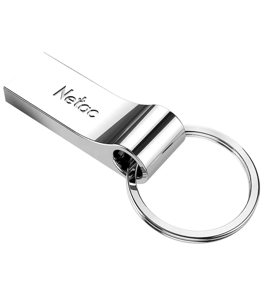 Флешка USB Netac U275 (NT03U275N-008G-20SL), 8Gb, USB 2.0, R/W 50/15, серебристый