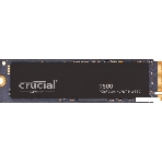 Накопитель SSD Crucial T500, 2Tb, M.2 2280, PCIe 4.0 x4, NVMe, R/W 7400/7000, фото 1