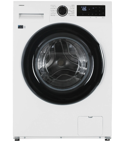 Стиральная машина Samsung WW90DG5U34AELP белый, загрузка фронтальная 9 кг, 1400 об/мин., класс: A
