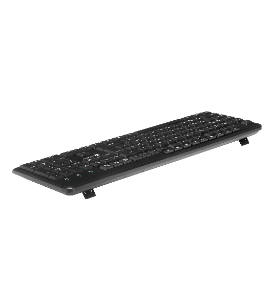 Комплект клавиатура+мышь Oklick 225M беспроводной, USB, 1200 DPI, чёрный