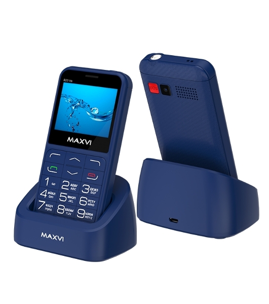Мобильный телефон Maxvi B231ds синий