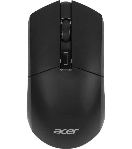 Комплект клавиатура+мышь Acer OKR120 беспроводной, USB, 1600 DPI, чёрный