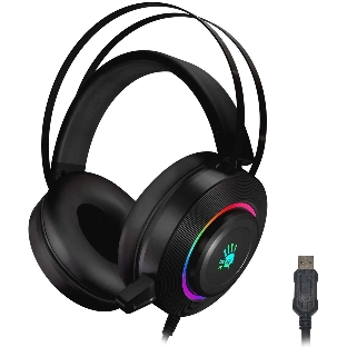 Гарнитура Bloody G521 чёрный, проводная, USB
