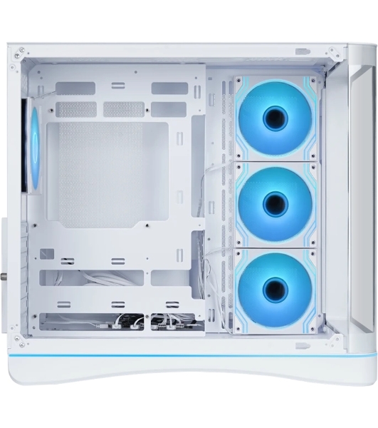 Корпус SAMA V62S, Midi-Tower, белый, 4 x 120 мм