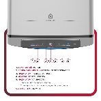 Водонагреватель Ariston Velis Lux Inox PW ABSE WIFI 80, 2.5 кВт, 80л, электрический настенный/серый, фото7