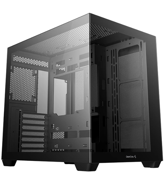 Компьютерный корпус Deepcool CG530 черный без БП ATX 2x120мм 2x140мм 2xUSB 2.0 1xUSB 3.0 audio bott PSU