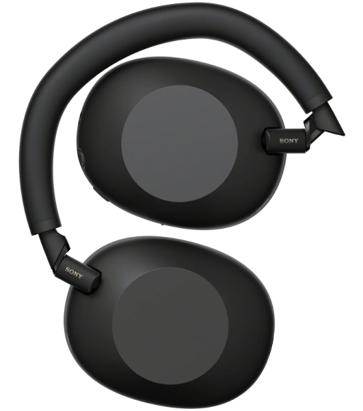 Беспроводные/проводные наушники Sony WH-1000XM6 черный, полноразмерные, Bluetooth + проводной, адаптивное активное шумоподавление, до 40 ч
