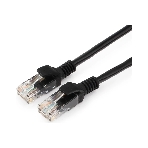 Патч-корд медный UTP Cablexpert PP10-10M/BK cat.5e, 10м, литой, многожильный, черный, фото 1
