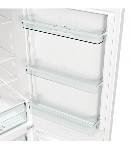 Холодильник Gorenje NRK619EEW4 белый двухкамерный 203/99л морозилка снизу, No Frost