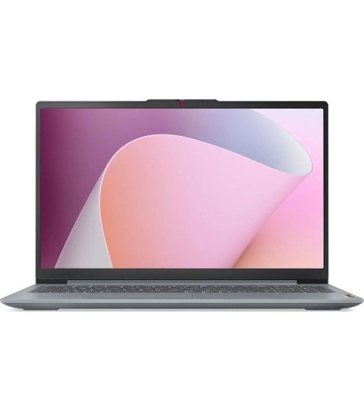Ноутбук Lenovo IdeaPad Slim 3 15AMN8 серый Ryzen 5 7520U 16Gb SSD 512Gb AMD Radeon 610M 15.6' IPS FHD (1920x1080) без ОС WiFi BT Cam