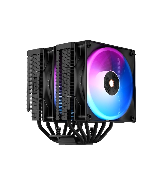 Кулер Ocypus Delta A62 BK ARGb черный 120мм алюминий+медь 2000rpm 29db 4-pin 260W 156мм