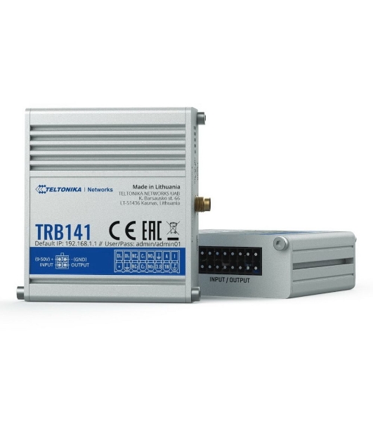 Промышленный LTE шлюз Teltonika TRB141 industrial rugged GPIO LTE gateway 4G (LTE) cat1/3G/digital i/o