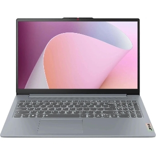 Ноутбук Lenovo IdeaPad Slim 3 15AMN8 серый Ryzen 5 7520U 16Gb SSD 512Gb AMD Radeon 610M 15.6' IPS FHD (1920x1080) без ОС WiFi BT Cam