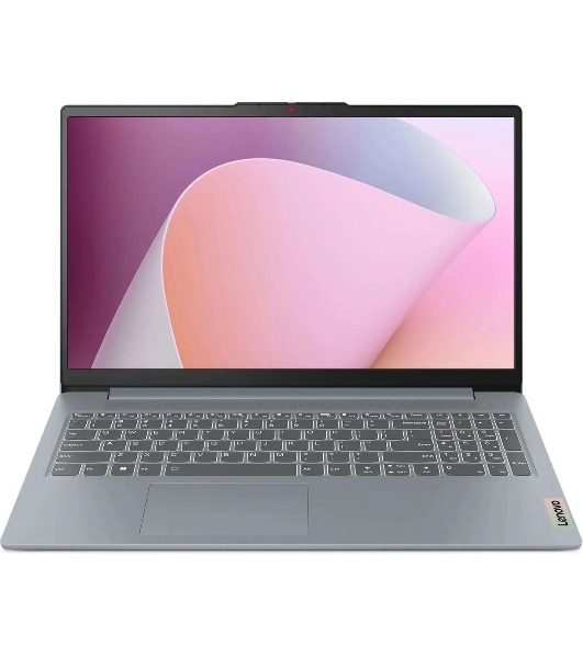 Ноутбук Lenovo IdeaPad Slim 3 15AMN8 серый Ryzen 5 7520U 16Gb SSD 512Gb AMD Radeon 610M 15.6' IPS FHD (1920x1080) без ОС WiFi BT Cam