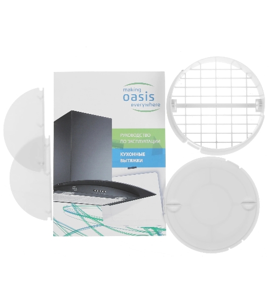 Вытяжка кухонная OASIS UP-50C коричневый