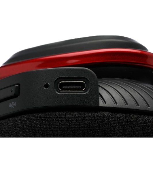 Гарнитура Bloody MR710 чёрный, беспроводная + проводная, Bluetooth, до 44 ч, подсветка