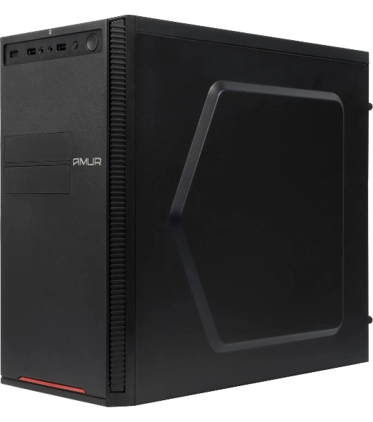Компьютер Amur Нарвал B7I21 MT i3 12100 (3.3) 16Gb SSD 512Gb UHDG 730 FreeDOS GbitEth 400W мышь клавиатура черный (RUS) (2136975)
