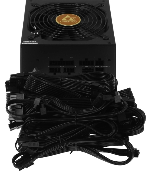 Блок питания Chieftec Polaris 3.0 PPS-850FC-A3, 850Вт, 80 PLUS Gold, 140мм, модульный, черный