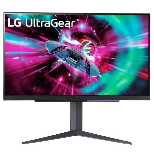 Монитор 27' LG UltraGear 27GR93U-B IPS 3840x2160, 144 Гц, 1 мс, 16:9, 320 кд/м2, 2xHDMI, 1xDP, 1x3.5 мм, черный