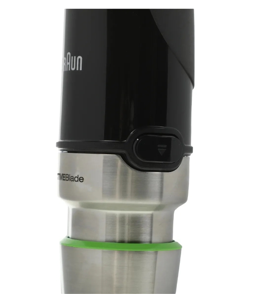 Блендер погружной Braun MQ9135XI черный/серебристый