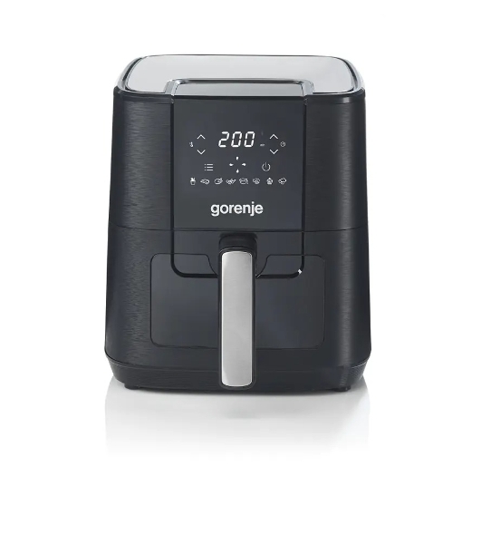 Аэрогриль Gorenje AF1350DWB черный, 1350 Вт, 5.4 л, сенсор, 8 программ