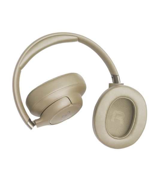 Беспроводные/проводные наушники JBL Tune 780NC бежевый, полноразмерные, Bluetooth + проводной, адаптивное шумоподавление