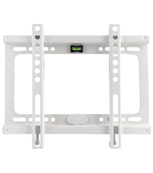 Кронштейн Kromax IDEAL-5 White, 15'-47', max 40 кг, настенный, VESA 200x200 мм, тонкий профиль