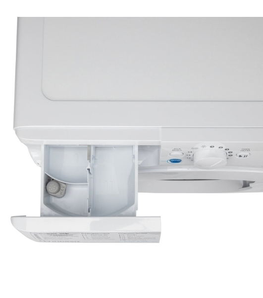 Стиральная машина Indesit BWSA 6109 WWV RU белый, загрузка фронтальная 6 кг, 1000 об/мин, класс: A