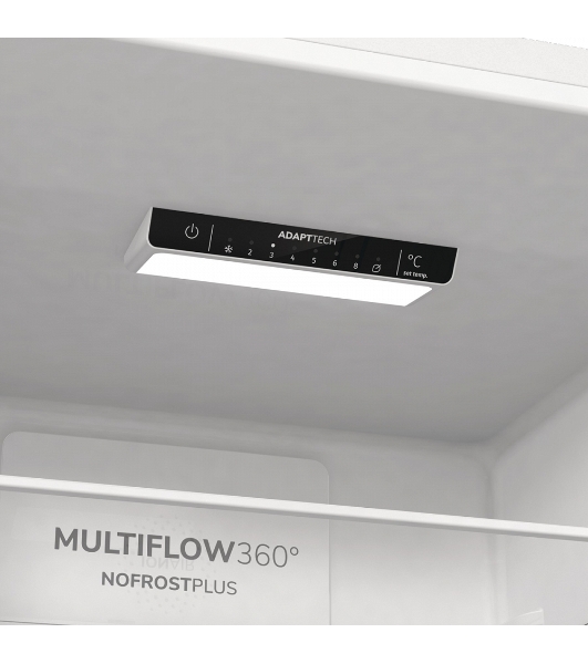 Холодильник Gorenje NRK619EEW4 белый двухкамерный 203/99л морозилка снизу, No Frost