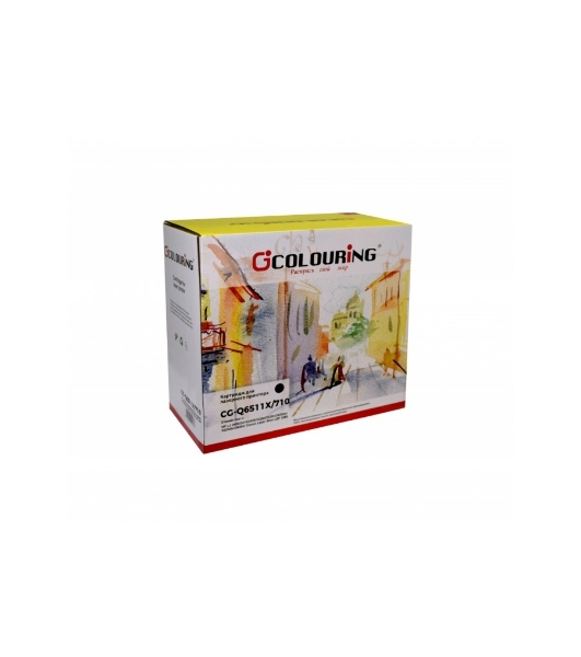 Картридж лазерный Colouring CG-Q6511X/710 черный (12000 стр.) для HP LJ 2400/2410/2420/2420d/2420n/2420dn/2420dtn/2430n/Canon Laser Shot LBP 3460