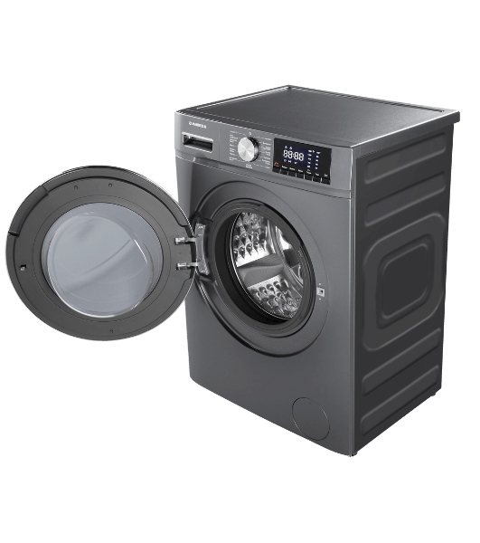 Стиральная машина Maunfeld MFWM127ISB02 графит, загрузка фронтальная 7кг, 1200 об/мин., класс: A+++